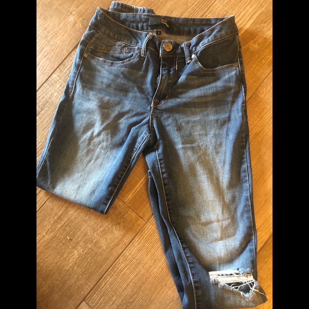 1822 Denim Jeans.Sz 6, Med denim color